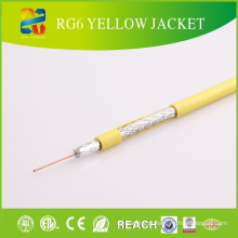 Revestimento de PVC impermeável ao ar livre Jelly Filled Coaxial Cable RG6